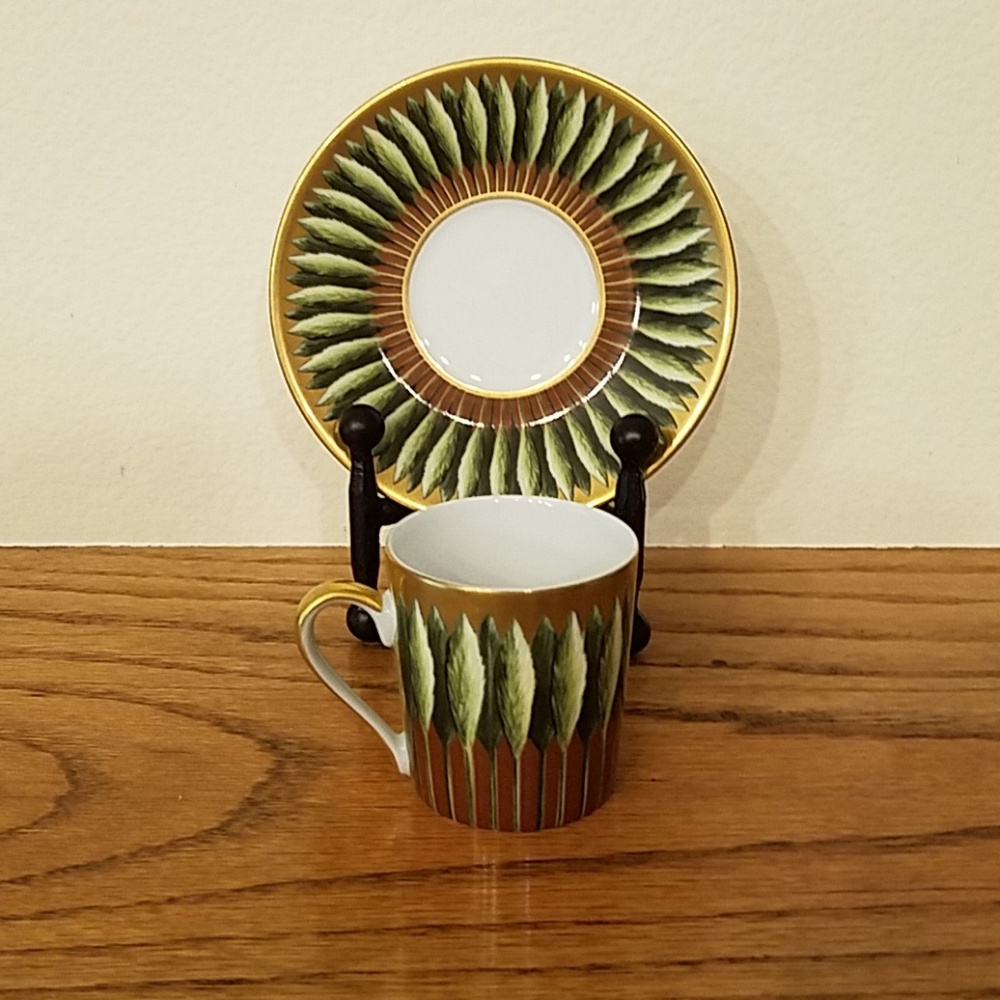 Phillipe Deshouliers NWOT demitasse set